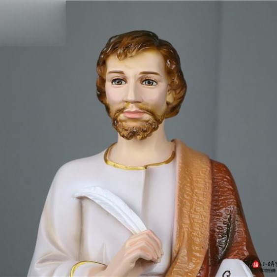 60cm San Lucas cuatro adornos de historia sagrada escultura de la iglesia de la casa decoración de la estatua de la sala de estar
