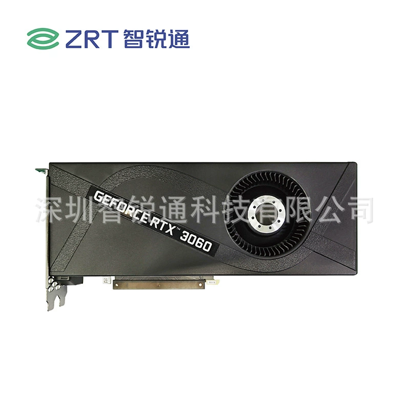 RTX3060 12GB GDDR6 192бит 3XDP+HDMI PCI-E 16X турбинная графическая карта