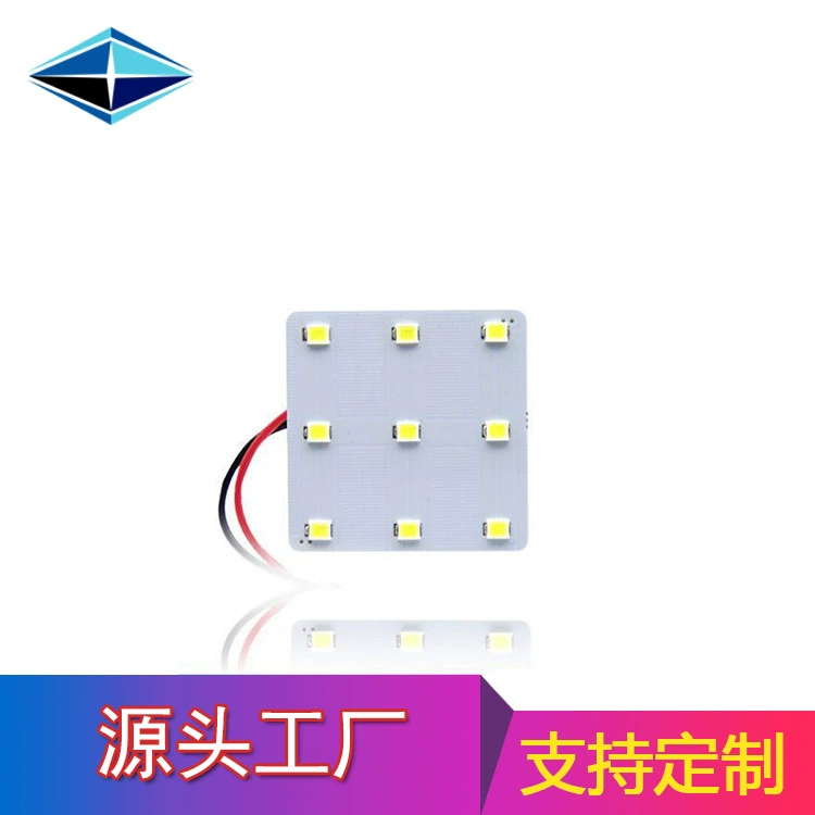 Фабрика оптовой модифицированной яркой комнаты свет 2835 9smd автомобиль плоский светодиодный светильник для чтения Внутреннее освещение декоративный свет