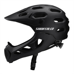 New mountain bike off-road helmet full-face extreme sports safety helmet unisex with detachable chin strap