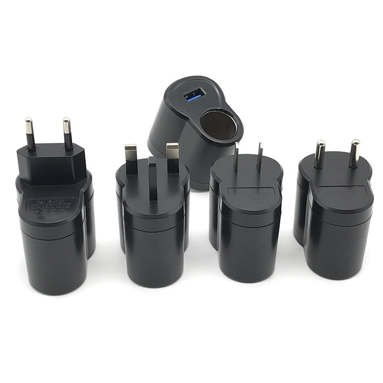 USB Charger Car Cigarette Lighter Converter Smart Ac to Dc Cigarette Lighter 220V to 12V Household Cigarette Lighter