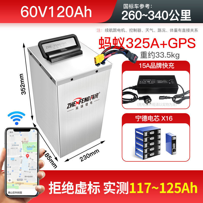 Diàndòngchē – 72V/60V/48V Lithium Auto Parts and Accessories - 60v-120ah-ant-board-gps-1-charger