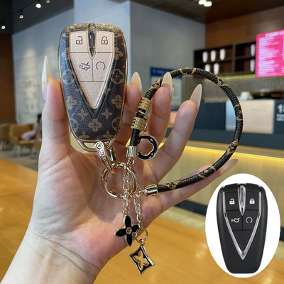 Car key bag – Changan Eado Xt/Dt Key - type-c-4-button-key-cover-light-luxury-long-chain