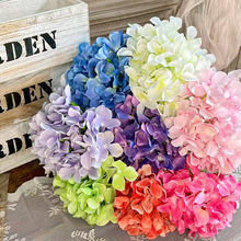 72片打印绣球仿真假花束婚庆用花人造绢花成品摆件客厅装饰花批发