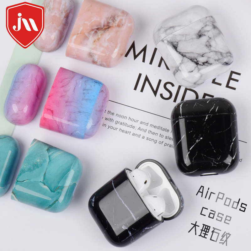 For airpods3 protective case water paste marble texture Apple 1/2 earphone case all-inclusive anti-drop protective case For airpods3 protective case water paste marble texture Apple 1/2 earphone case all-inclusive anti-drop protective case
