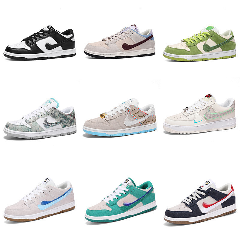 【Putian Factory】Aj Men's Shoes Black and White Panda Ao Bing Third Prince Dragon Head Low-Top Sneakers for Women