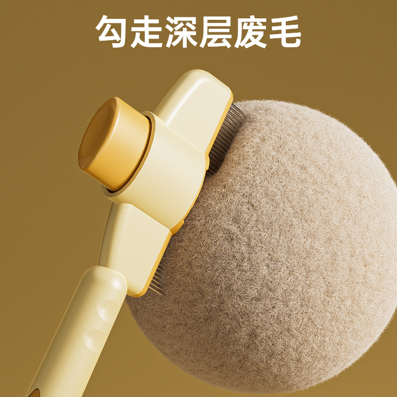 Peine para mascotas Peine para gatos y perros Peine para gatos con nudos abiertos y artefactos de pelo flotante Peine para gatos Peine autolimpiante Peine Peine para mascotas