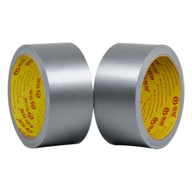 Cinta de tela de alto adhesivo al por mayor fuerte gris plateado decorativo alfombra de piso adhesivo de doble cara impermeable de una sola cara cinta adhesiva fuerte