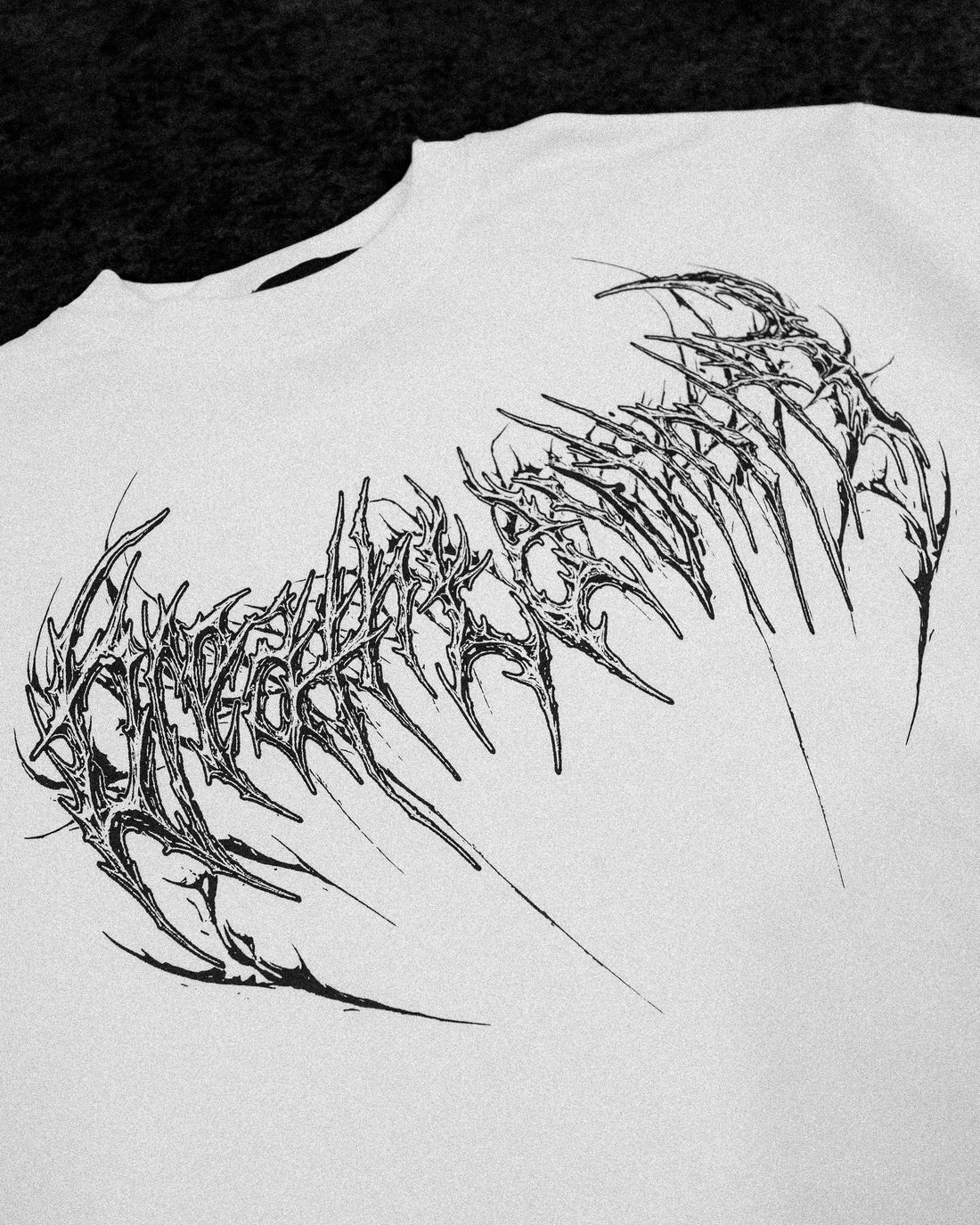 Breathedivinity Men's Oversized T-Shirt Dark Style American Trendy Brand Sports Casual Cotton Printed Short Sleeve 008_viptrois.com