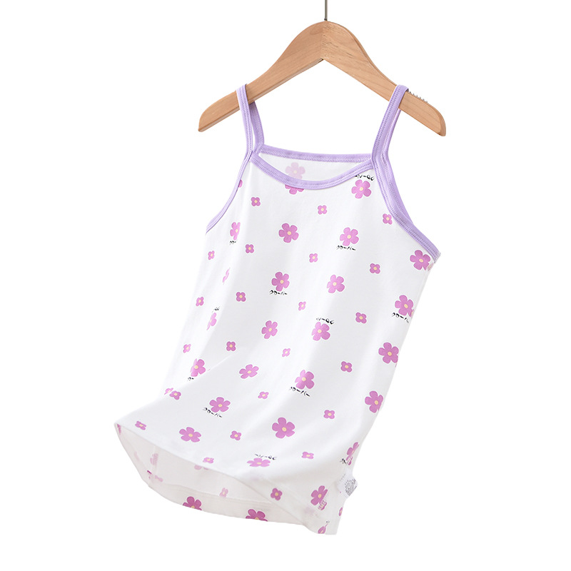 Sin hueso ropa para niños Nueva camisola de las niñas de dibujos animados bebé fresco impreso verano camisola elástico entrega de una sola pieza