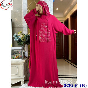 New African cotton print plus size wide body clothes with scarf suit oversize Robe Dress