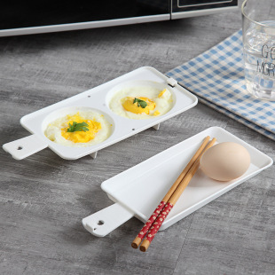 Microwave Special Egg Steamer Kitchen Egg Boiler Steamed Egg Mold Nutritional Breakfast Two-compartment Egg Fritter Steamed Egg