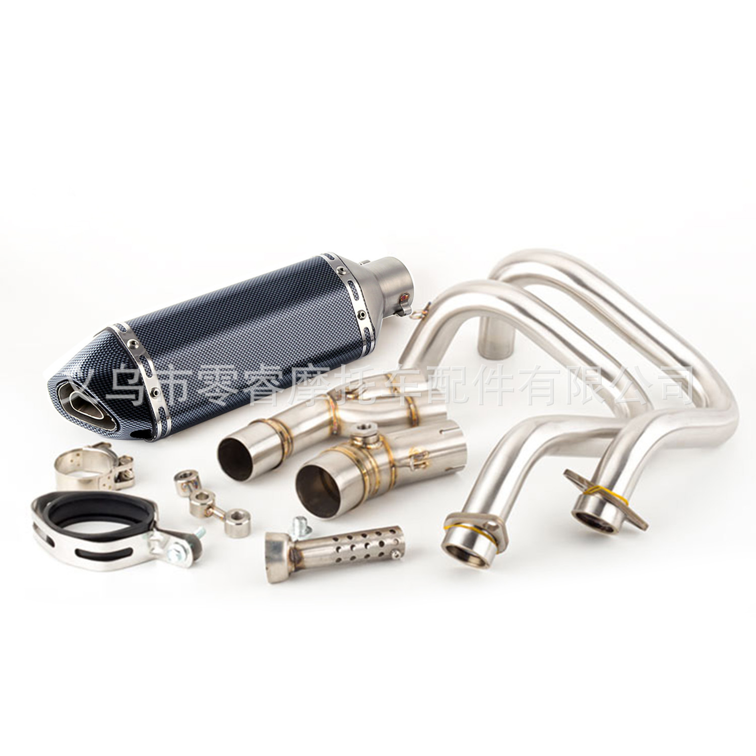 Motorcycle Modified Exhaust Suitable for Kawasaki Er6N Er6F 12-16 Ninja 650R Z650 17-21