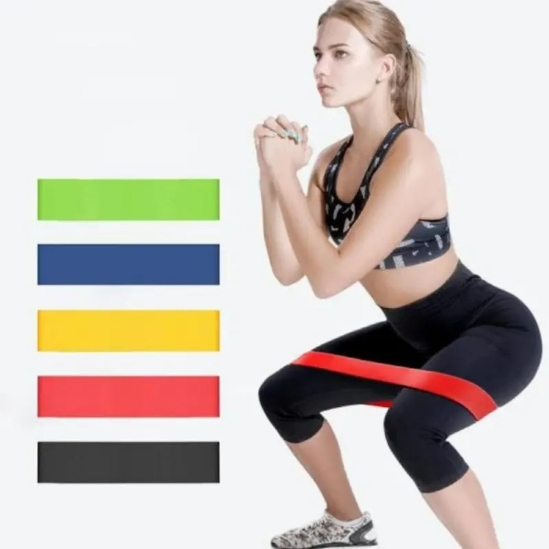 TPE latex ring tension ring unisex squat abuse hip ring fitness resistance band yoga elastic band
