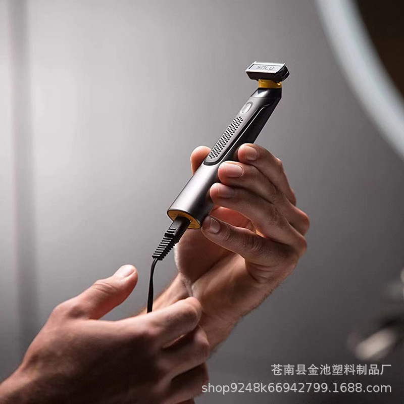 新品チタントリムヘアーツールボディバックかみそりハンドヘルドトリマー|undefined
