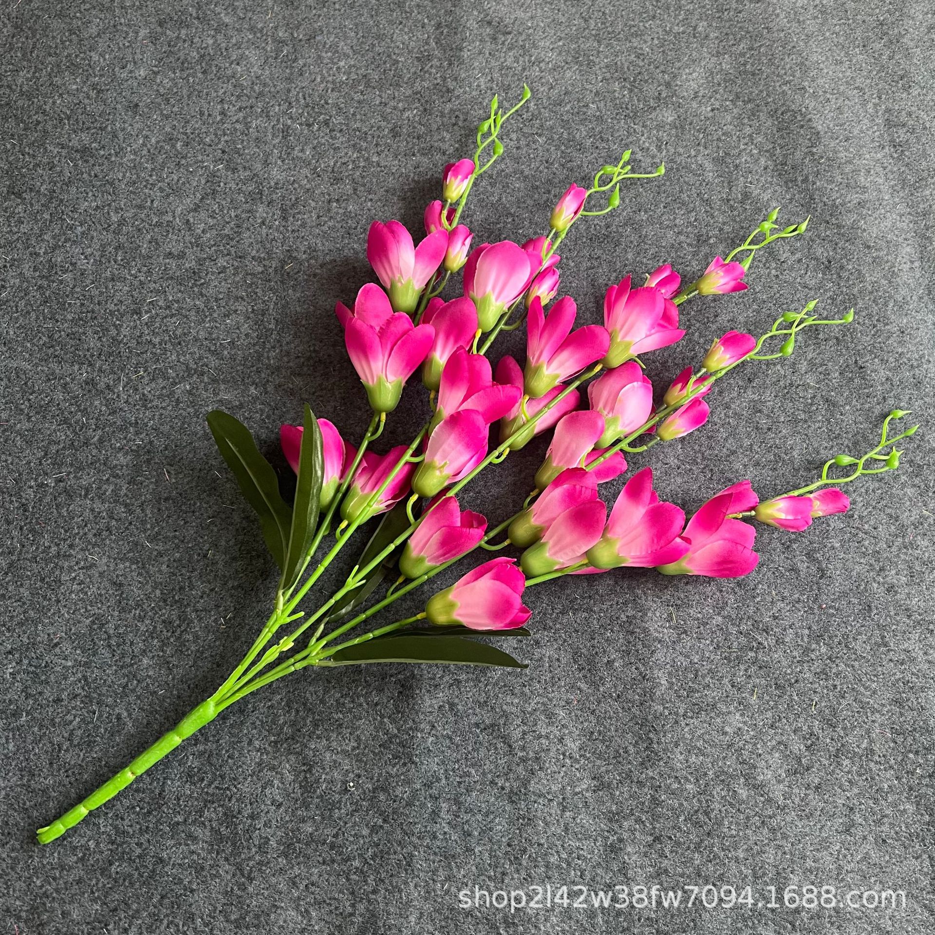 Nuevo ramo de magnolia de cinco ramas de estilo europeo, flores artificiales de seda para salones de boda y decoración del hogar, flores artificiales, flores falsas, hortensias