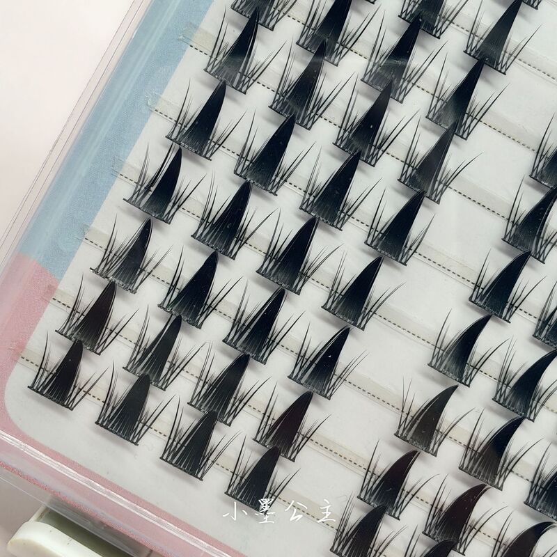 80 Large-Capacity Naughty Elf False Eyelashes Mixed with High-Quality Neat Natural Cos