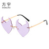 Small sunglasses, universal cute metal glasses suitable for men and women, city style