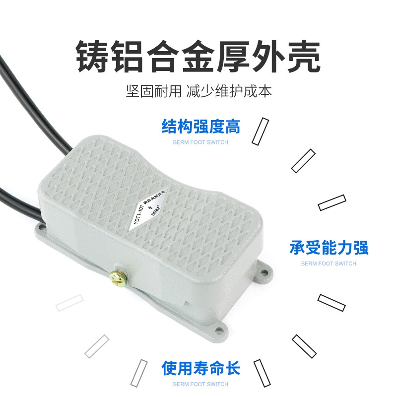 Switch key pedalled, controller, power supply, pedal, 220v, 380v