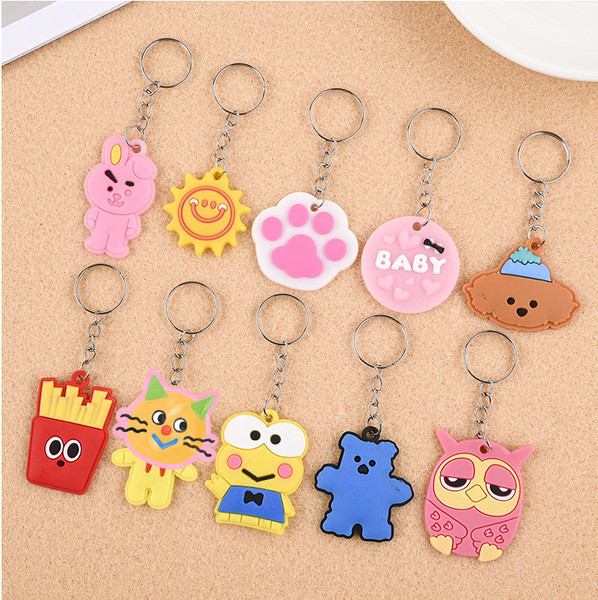 Cartoon soft keychain PVC