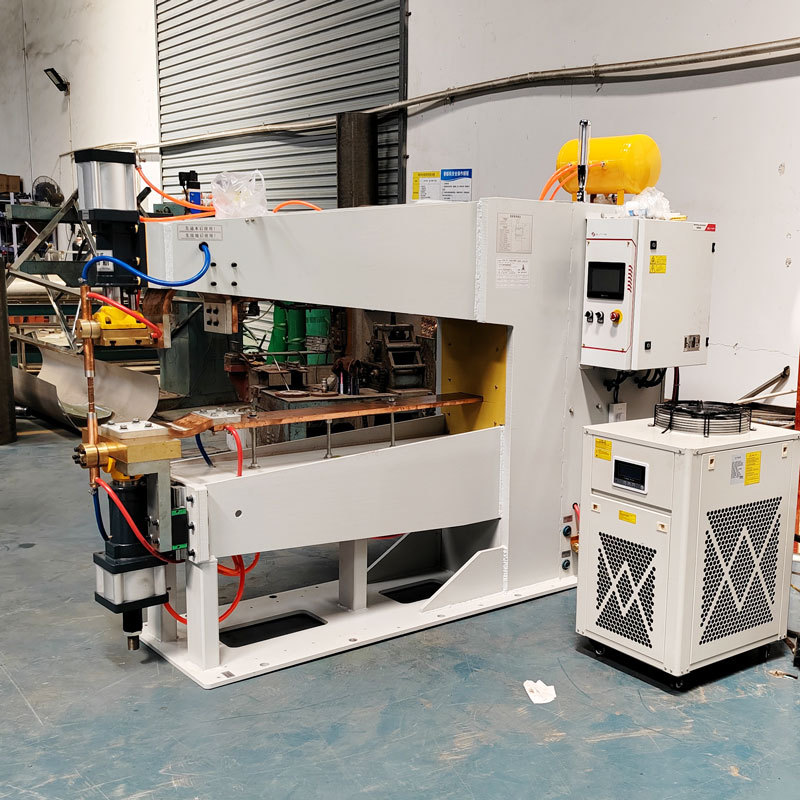 山东炬源不锈钢米勒板点焊机 长臂中频逆变直流板式散热片点焊机