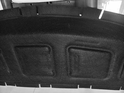 Car roof lining hood soundproofing cotton, A05 engine