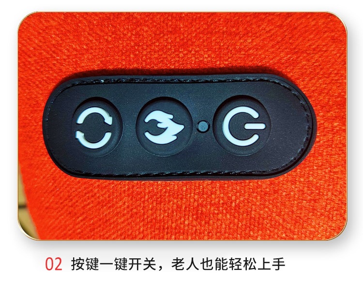 Suitable for the same genuine massage cushion and pillow available in 4S stores, for use in cars, offices, and homes as a waist massager