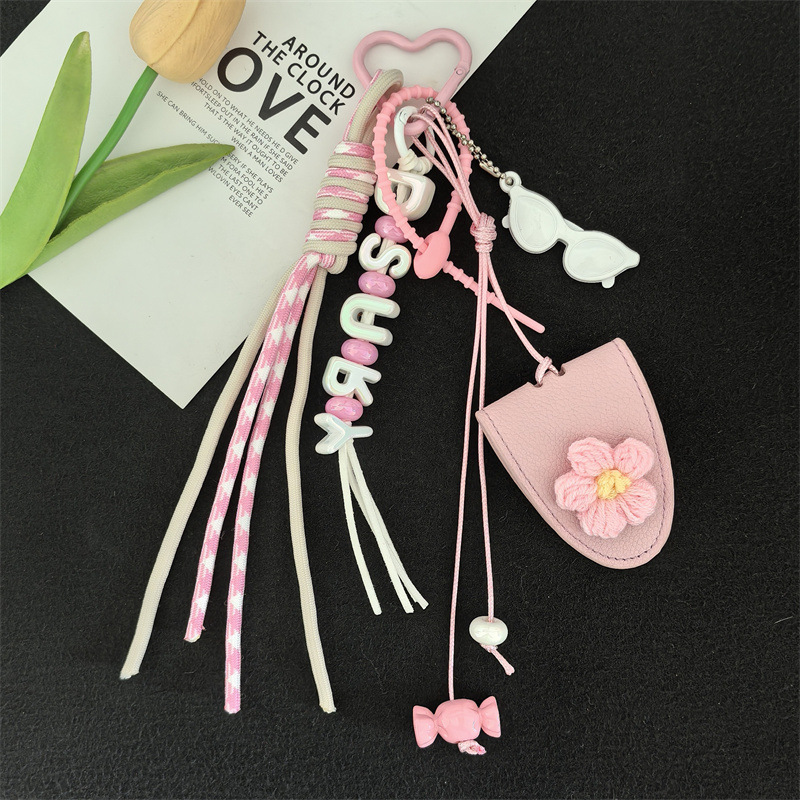 ドーパミン miu シリーズの非常に複雑なスタイル DIY クリエイティブメガネクリップポータブルバッグペンダント紛失防止編組ロープアクセサリー多用途|undefined