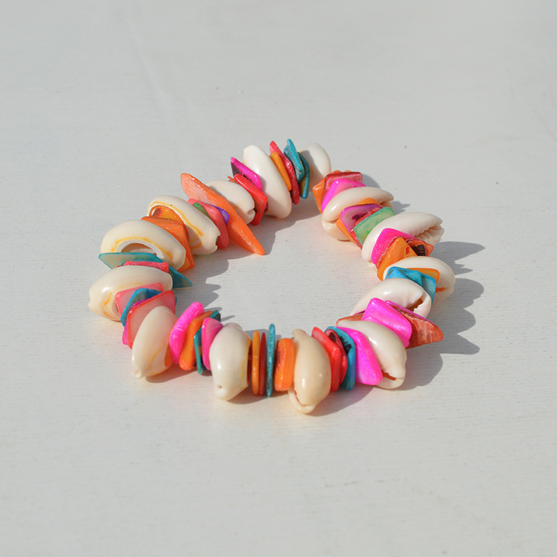 Conchas naturales pulsera caracoles collar diy joyas de chicas hechas a mano puestos de mercado nocturno regalos características pulseras