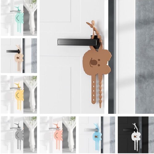 Study silent lock set safety door card door cover prevents closing baby safety lock infant room door silent lock set