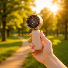 高速涡轮手持小风扇制冷小空调半导体冷风迷你便携式野营强力户外