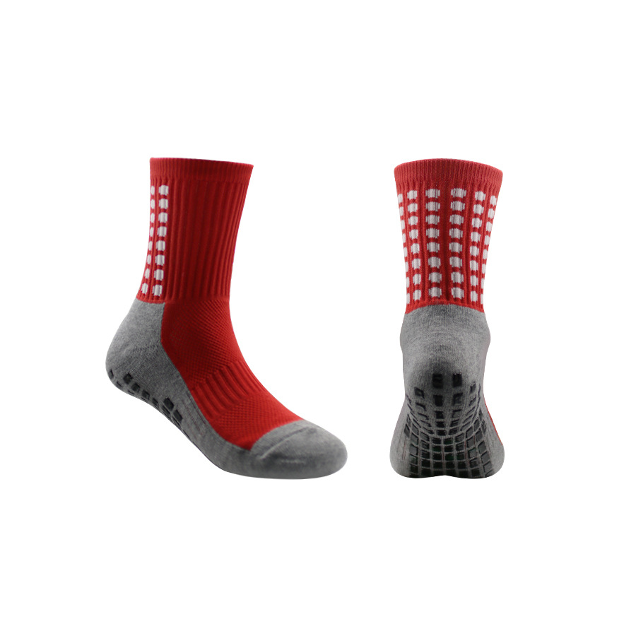 Calcetines de fútbol calcetines deportivos Calcetines antideslizantes dispensadores de media pantorrilla niños y adolescentes Calcetines de entrenamiento para mujeres 33-39