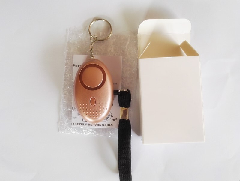 女性の抗オオカミデバイス LED 照明抗オオカミ警報アーティファクト 130dB 大音量パーソナルアラームキーホルダー|undefined