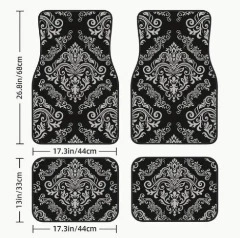 Mats, Easy to Clean, Factory | Avtomobil döşəmə paspasları - new-car-floor-mats-87-3344cm-pack-of-two