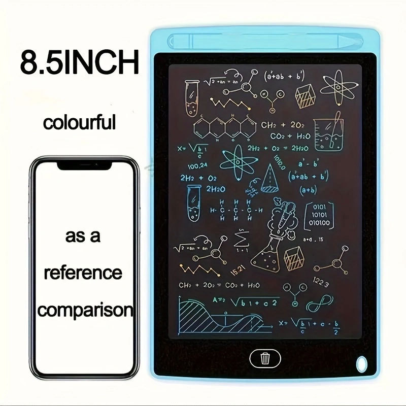 8.5inch 液晶液晶手書きボード描画ボード子供落書き黒板クリア可能なカラー描画ボード電子ライティングボード|undefined