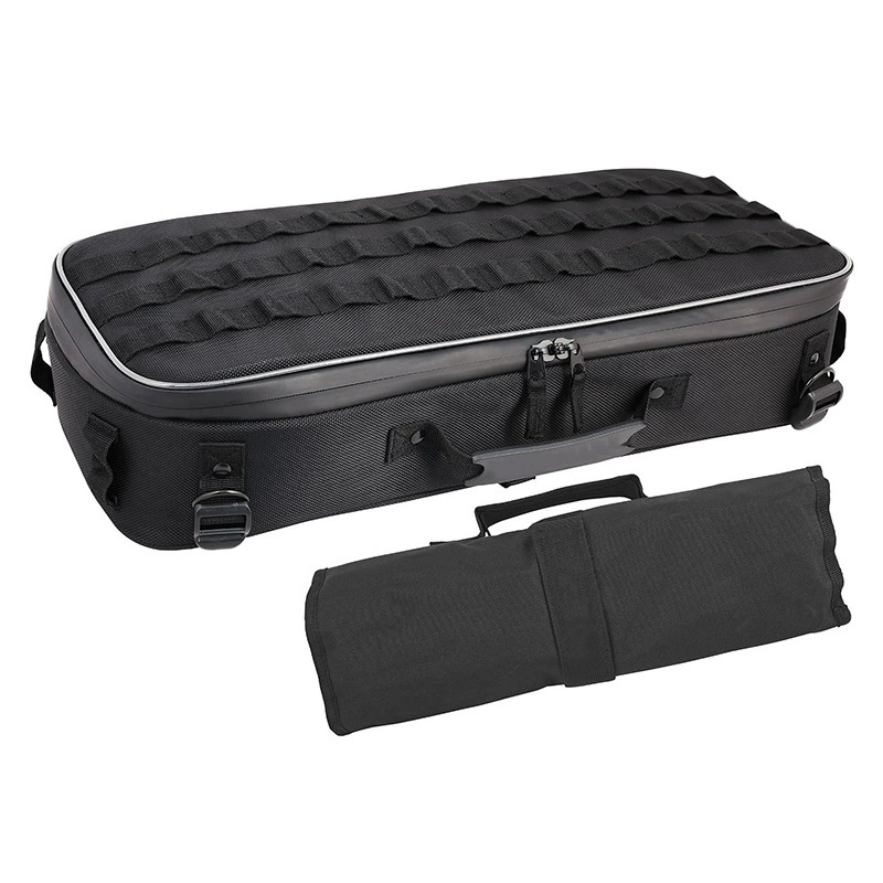 Портативный набор инструментов рулонная сумка для хранения очень толстая оксфордская ткань износостойкая прочная Регулируемая перегородка Жесткая Сумка для хранения