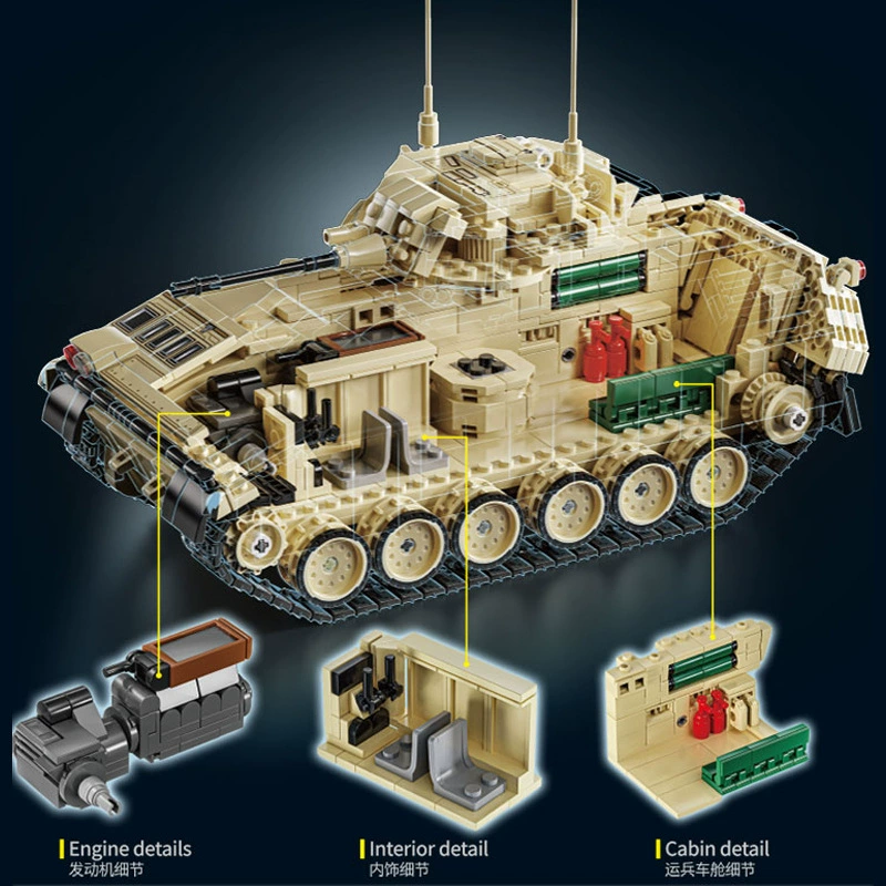12GO Tank, armored car, constructor, toy