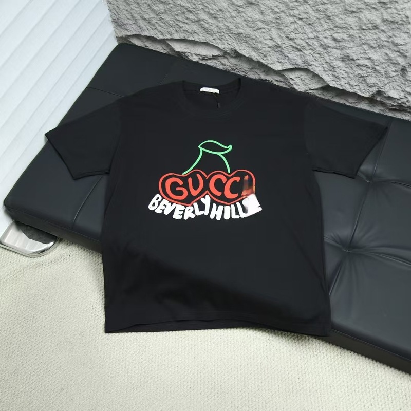 ハイバージョン古GUフルプリントCCIベルクロ半袖ネット有名人イントップ服トップTシャツカップル|undefined