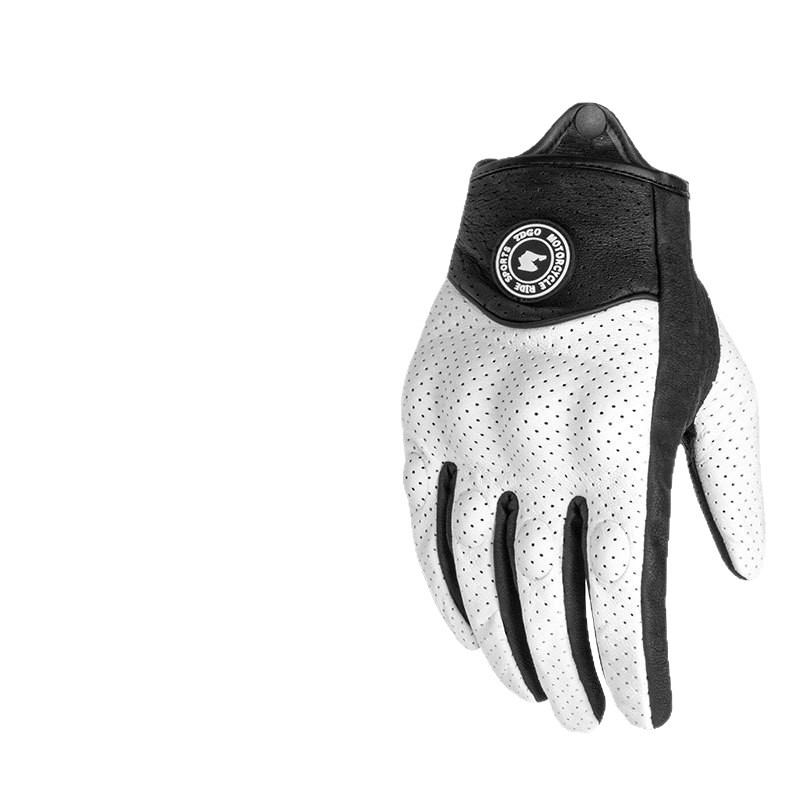 Guantes de motocicleta para locomotora retro crucero impermeable a prueba de lluvia de verano caballo transpirable para hombres y mujeres