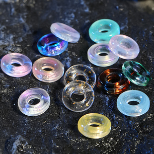 DIY�Ʒ���10mm��ɫ�AȦ�����ܭh����鲣�����ִ�����ɢ�����l