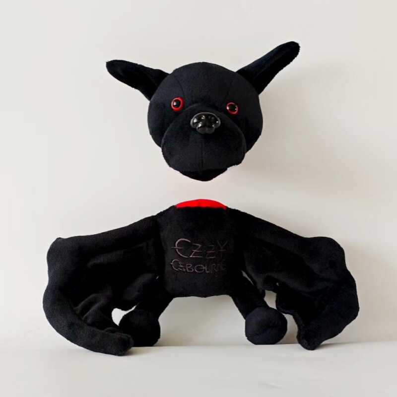 跨境新品Ozzy Osbourne - Bat-Biting Plush Toy可分头蝙蝠毛绒|undefined