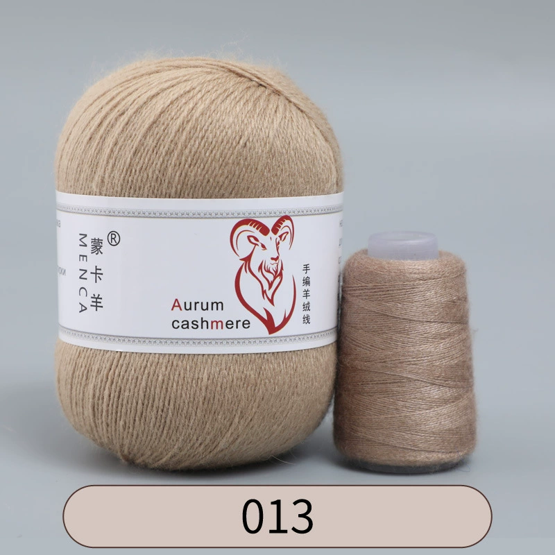 Пряжа со смесью кашемира (Aurum cashmere), для ручного вязания, клубок 50 г, мягкая тонкая