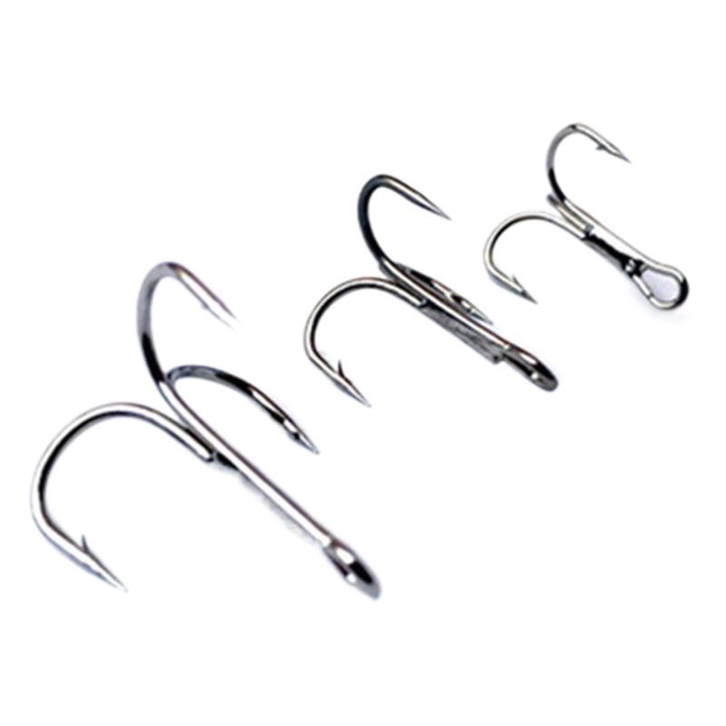 Tres ganchos gancho de anclaje de alto carbono gancho de anclaje grande anzuelo de púas tres gancho de horquilla tres gancho de garra Weihai accesorios de artes de pesca al por mayor