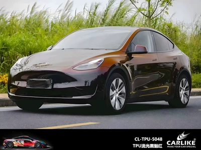 Automotive Film | Glacier Blue Full Car - 152-15m-tpu-streamer-black-and-red