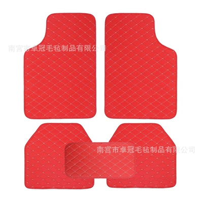 Universal car mat suitable for — Universal Foot Pad - z5-five-piece-red