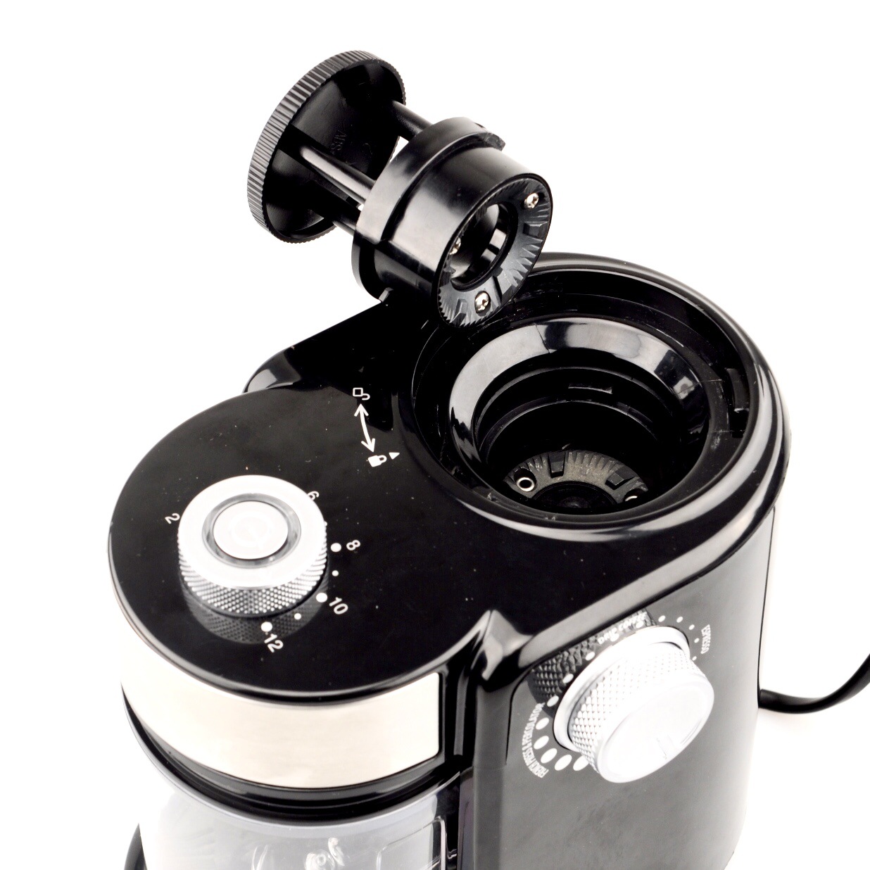 Description Picture 5 of item220-240V 50Hz 150W Electric Coffee Maker Machine Italy Coffee Bean Grinder Stainless Steel Machine for Household Office Kitchen