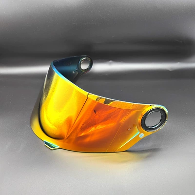 Motosiklet dəbilqələri Lenses, Made of Pc Material, Suitable - aurora-gold-red-ff358ff396ff300