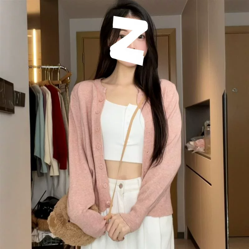 Spring cardigan, body-friendly thin autumn sweater, jacket, oversize