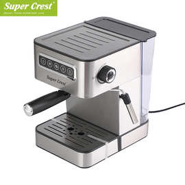 Super Crest 跨境家用触屏意式浓缩半自动咖啡机奶泡机SCT-4039