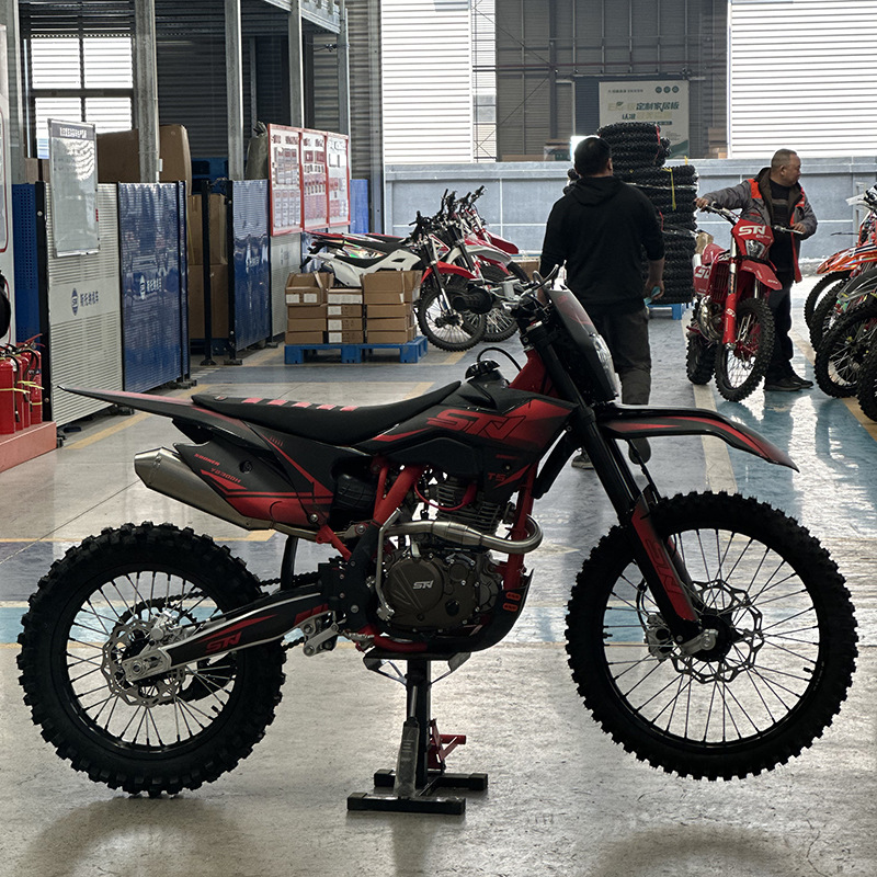Stn Stoner T5/Yb300H Racing Two-Wheeled Mountain Off-Road Motorcycle, Small Steel-Bore High-Performance Dirt Bike for Forest Trails